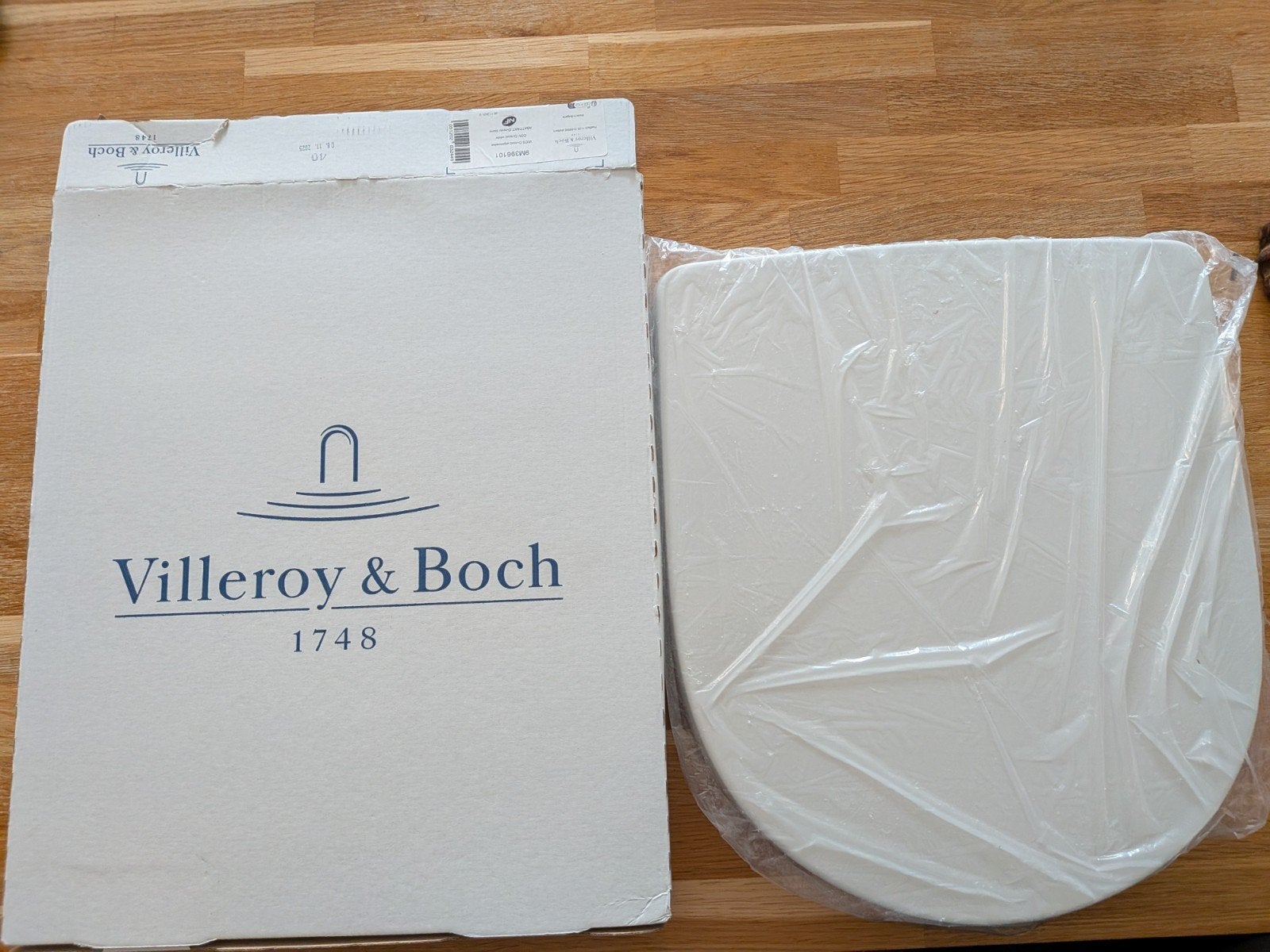Villeroy & Boch O.novo toiletzitting alpinweiss, Doe-het-zelf en Verbouw, Sanitair, Ophalen, Nieuw