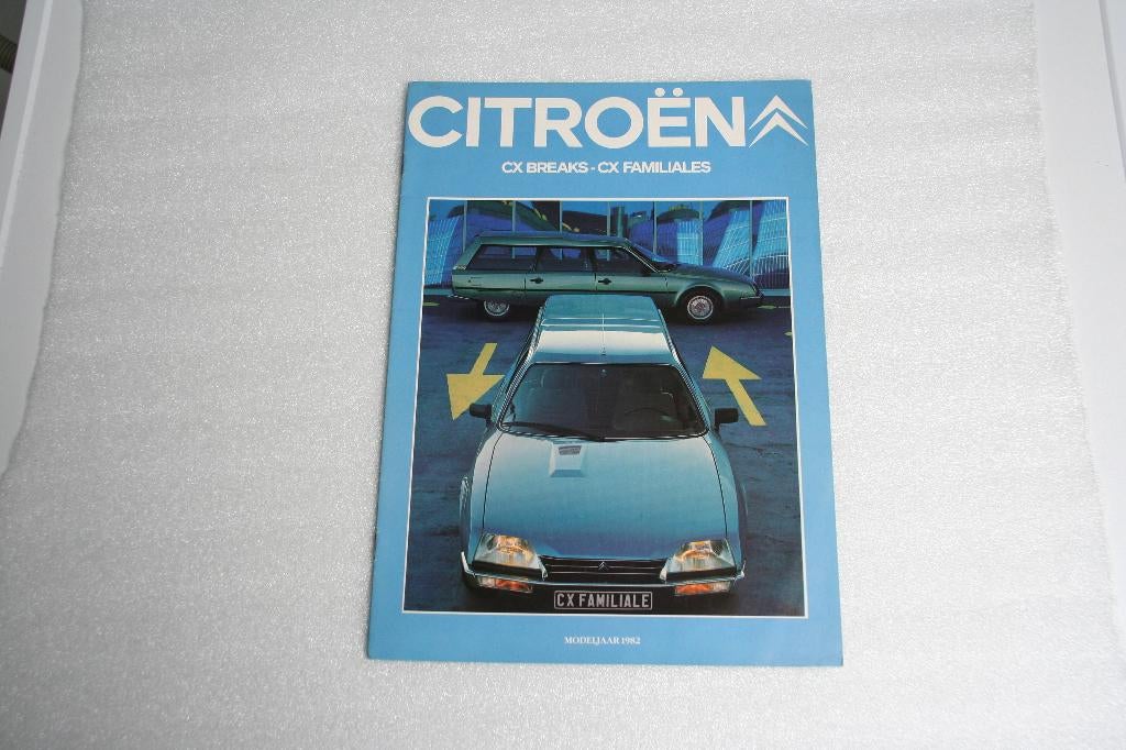 Folder Citroen CX Breaks & Familiales (09-1981 (32), Ophalen of Verzenden, Nieuw, Citroën
