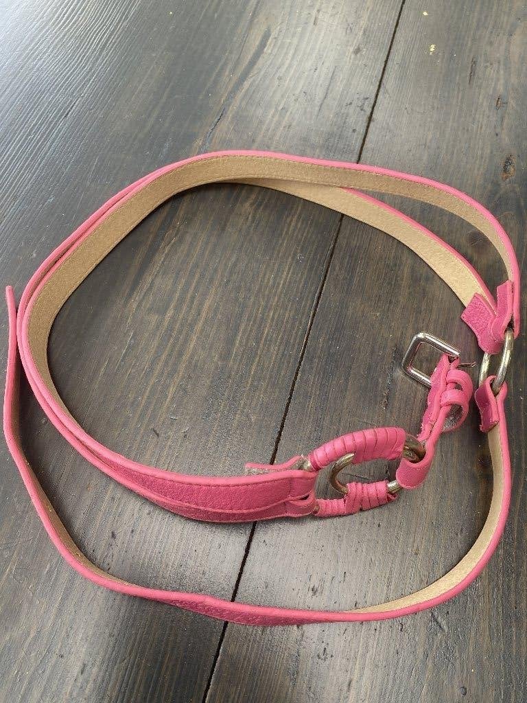 Riem roze 85 cm Bandolera, Echt leder, Ophalen of Verzenden, Zo goed als nieuw, Bandolera