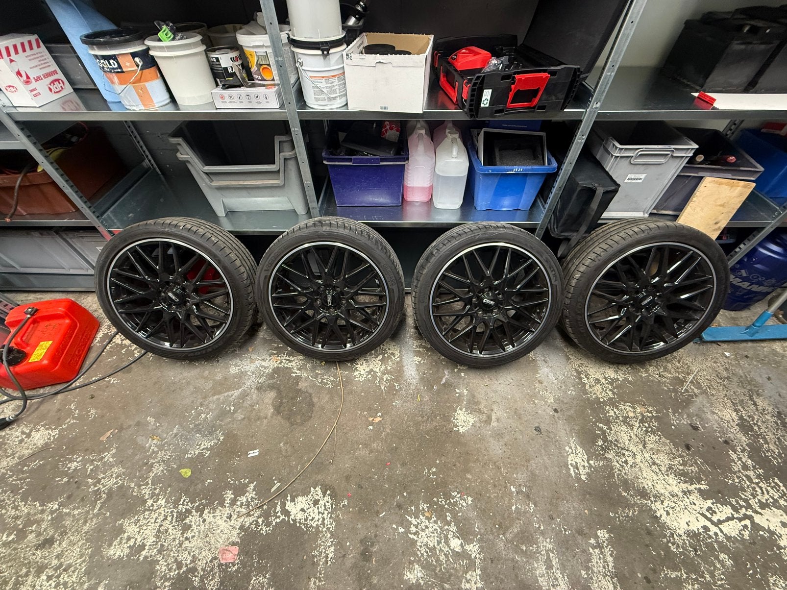 Set velgen met banden voor Seat Leon, Golf, Audi A3 (2015), Auto-onderdelen, Banden en Velgen, 18 inch, Gebruikt, Banden en Velgen