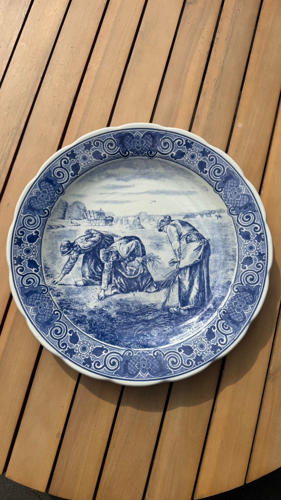 Delfts blauw wandbord - Chemkefa, Ophalen of Verzenden