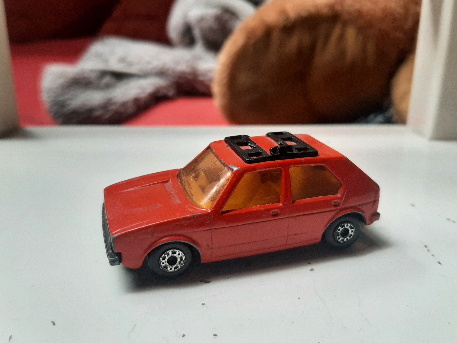 Matchbox Lesney Superfast VW Golf No. 7 (1976), Ophalen of Verzenden, Gebruikt