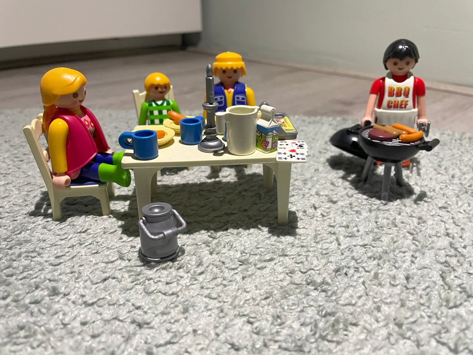 Playmobil bbq set, Ophalen of Verzenden, Zo goed als nieuw