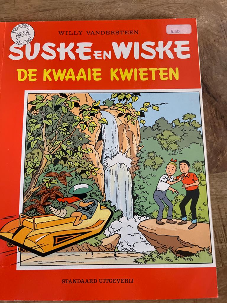 Suske en Wiske - De Kwaaie Kwieten (Eerste Druk 1987), Boeken, Eén stripboek, Ophalen of Verzenden, Gelezen