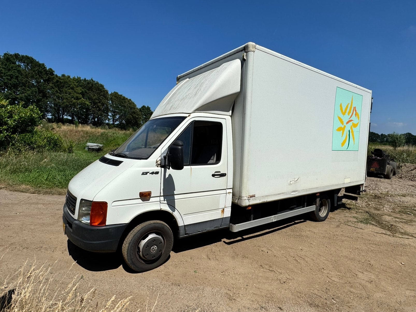 Volkswagen LT 46 A 2000 | Laadklep Interlift | Dubbellucht, Auto's, Achterwielaandrijving, 4 cilinders, Volkswagen, Wit