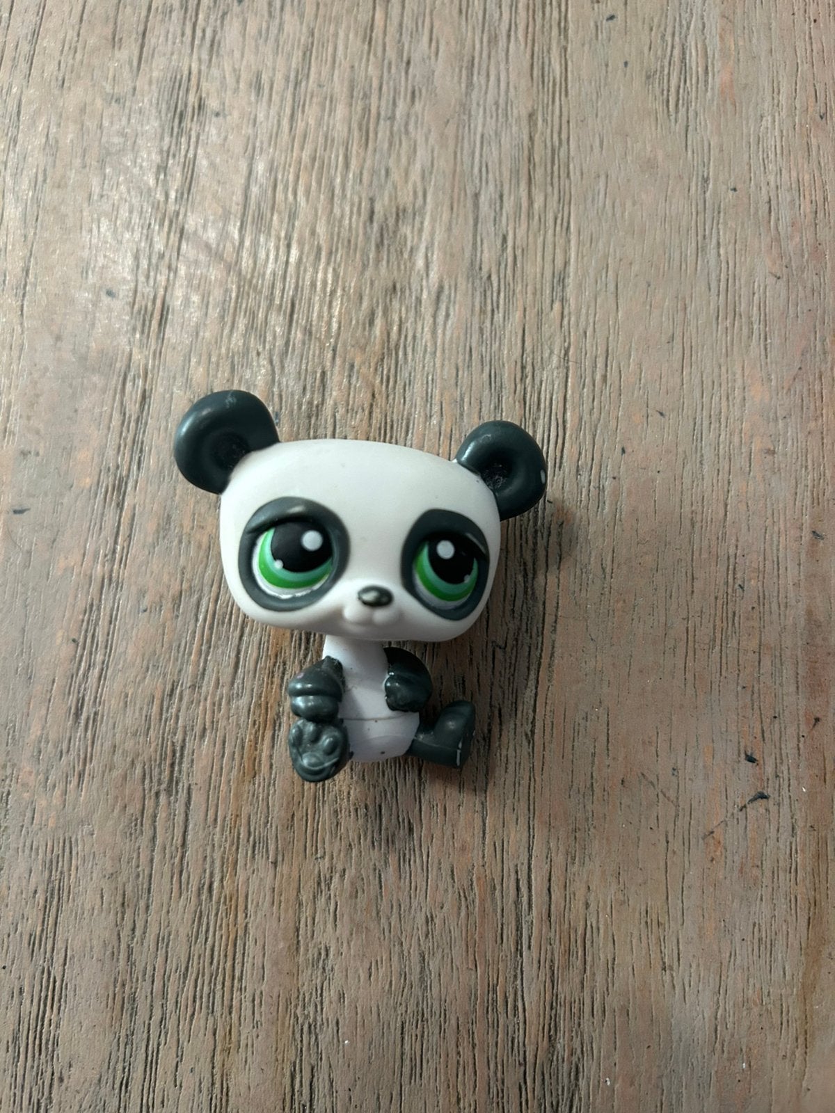 LPS Panda green eyes, Ophalen of Verzenden, Gebruikt