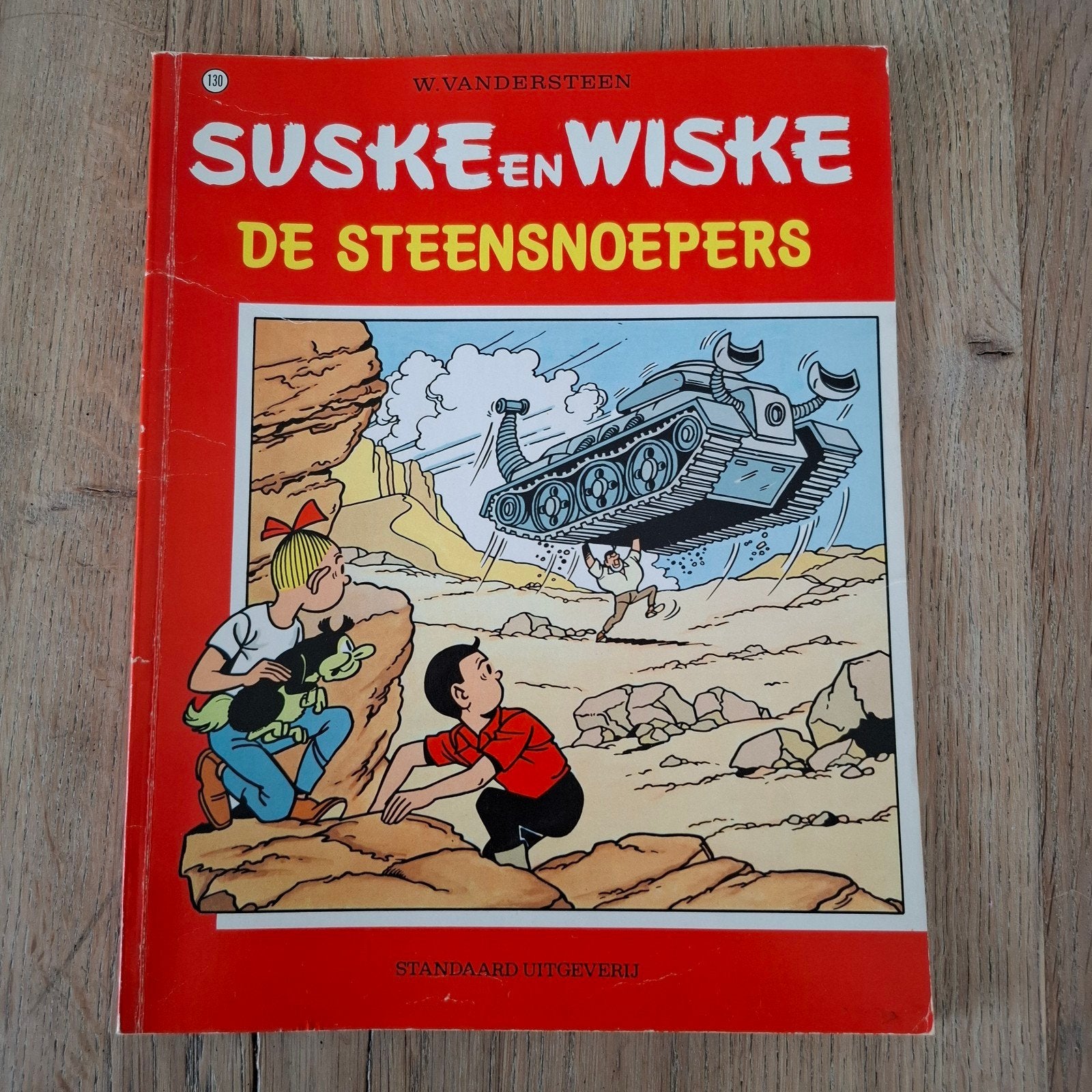 Suske en wiske de steensnoepers nr 130 1977, Boeken, Stripboeken, Eén stripboek, Ophalen of Verzenden, Gelezen
