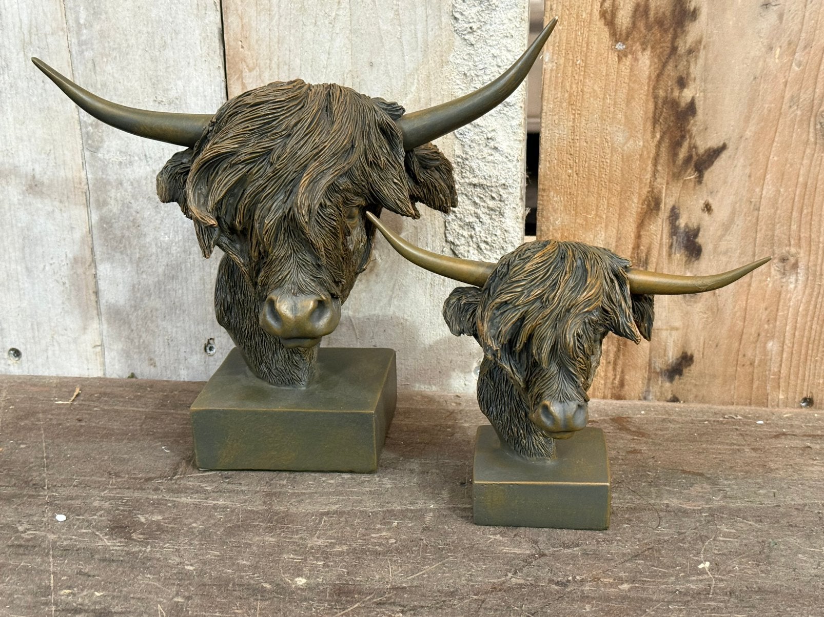 Borstbeeld schotse hooglander  stoer sober landelijk jwm, Huis en Inrichting, Woonaccessoires | Overige, .., .., Overige materialen