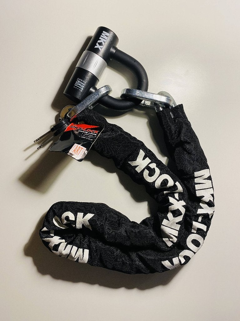 MKX antidiefstal kettingslot - ART4 - anti-theft chain lock, Ophalen of Verzenden, Kettingslot