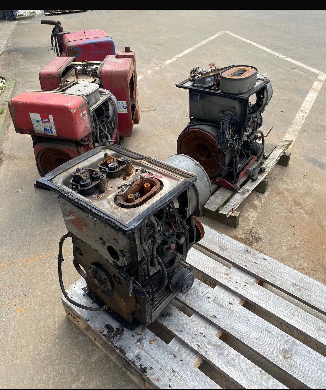 Hatz 2L41 motoren, Ophalen