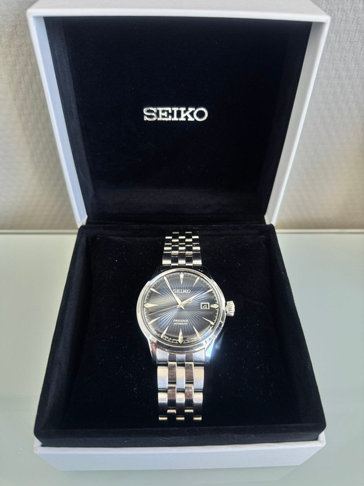 Seiko Presage full set, Sieraden, Tassen en Uiterlijk, Staal, Ophalen of Verzenden, Zo goed als nieuw, Seiko