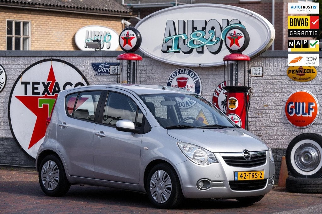Opel Agila 1.2 Edition Automaat 1e Eig. 86.500 km +NAP NL-au, Auto's, Opel, Stof, 4 cilinders, Origineel Nederlands, Bedrijf