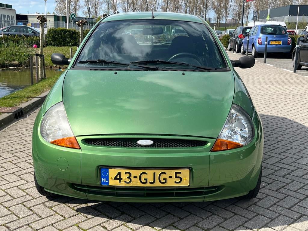 Ford Ka 1.3 I 44KW 2008 Groen / AIRCO / APK 01-04-2027 / NAP, Voorwielaandrijving, 1299 cc, 31 €/maand, 4 cilinders