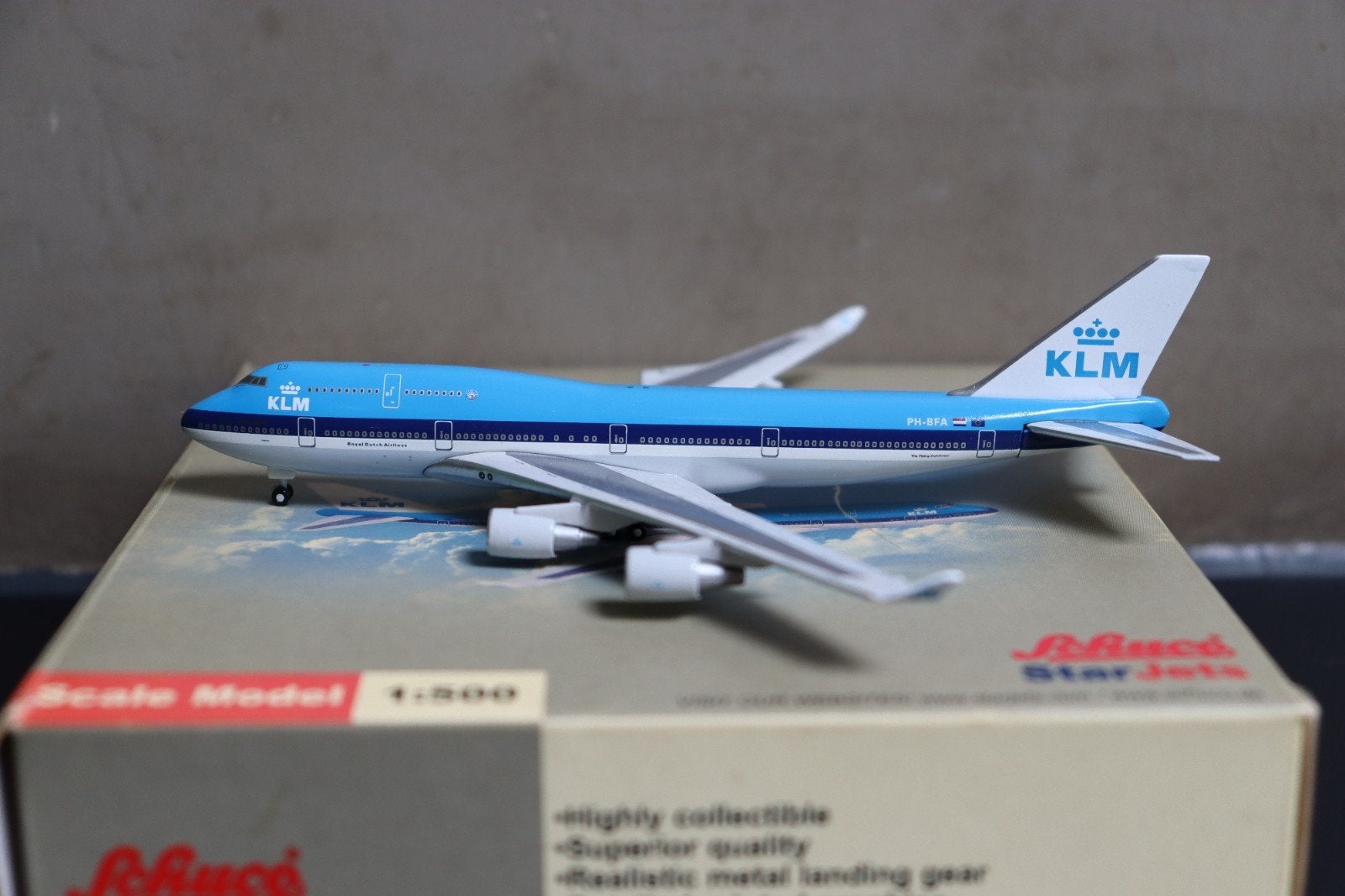 StarJets Boeing 747-400 KLM 1/500, Ophalen of Verzenden, Zo goed als nieuw, Schaalmodel