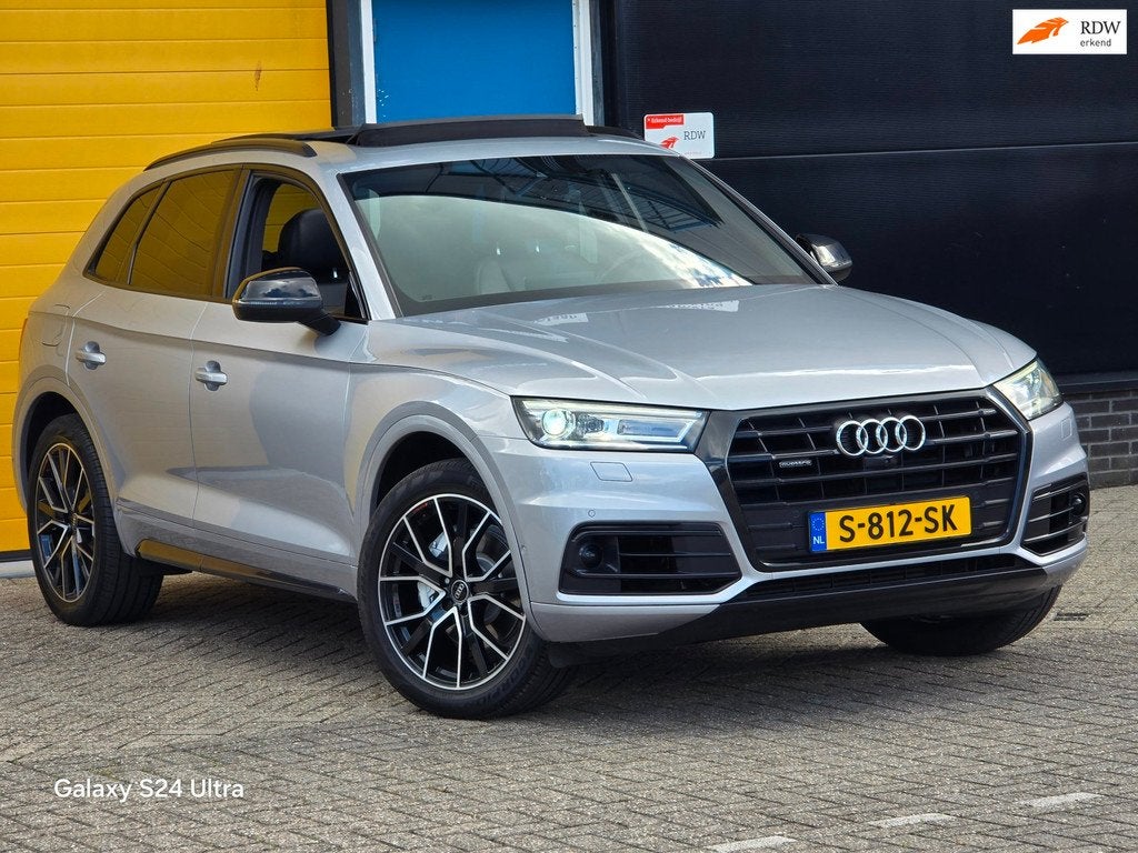 Audi Q5 2.0 TFSI Quattro Design Pro Line Plus / AUT / Leder, Auto's, Audi, Bedrijf, Te koop, Q5, 360° camera, 4x4, ABS, Airbags