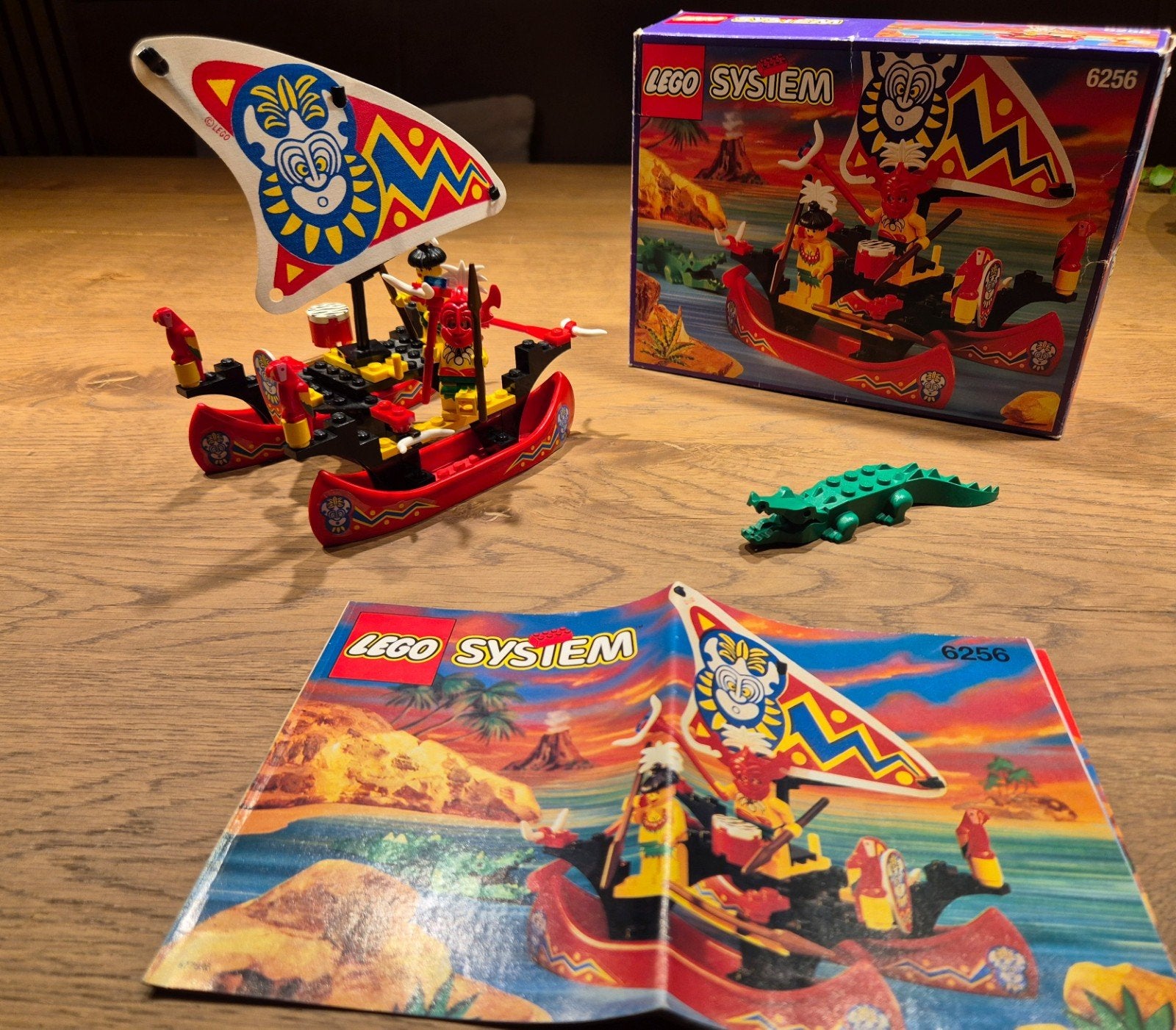 Lego System 6256 - Islander Catamaran (Compleet met doos), Inclusief instructies, Overige thema's, Lego, Ophalen of Verzenden