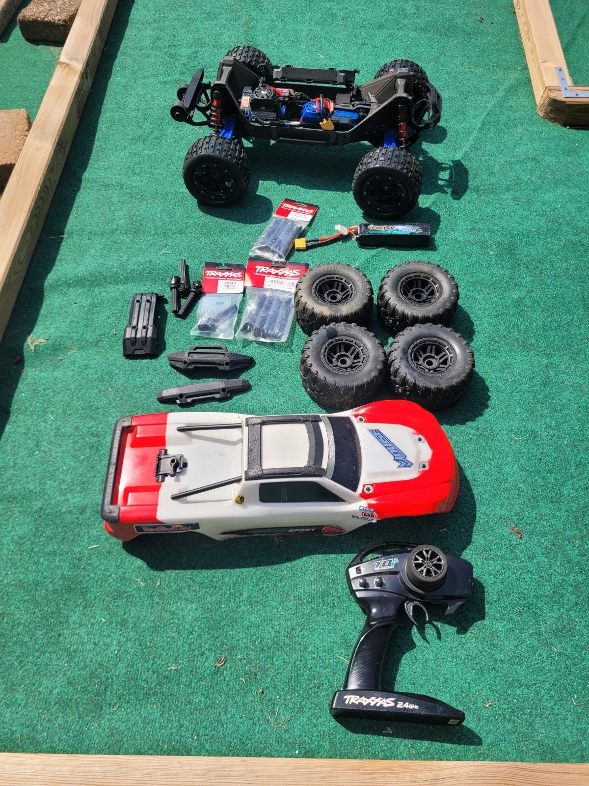 traxxas maxx v2 uitgevoerd widemaxx, Ophalen of Verzenden, Auto offroad
