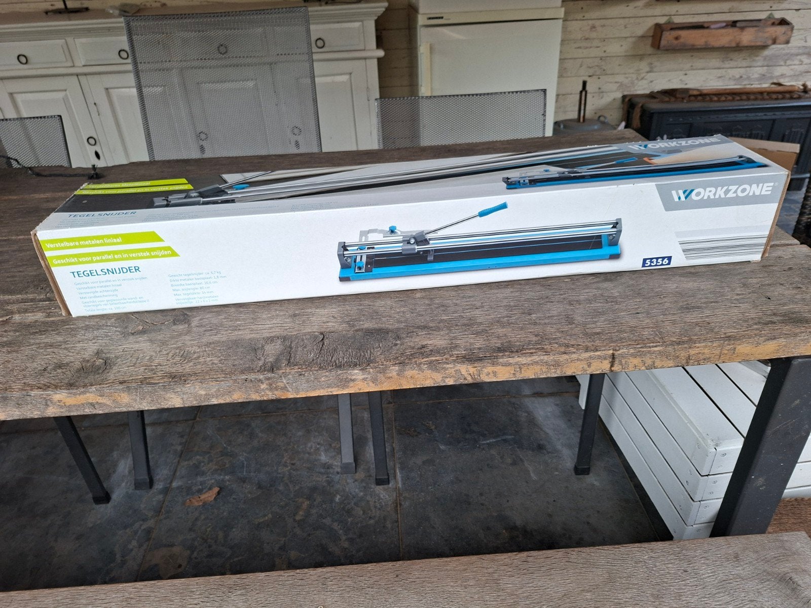 Tegelsnijder Workzone, Ophalen of Verzenden, Zo goed als nieuw, Snijgereedschap, Overige merken