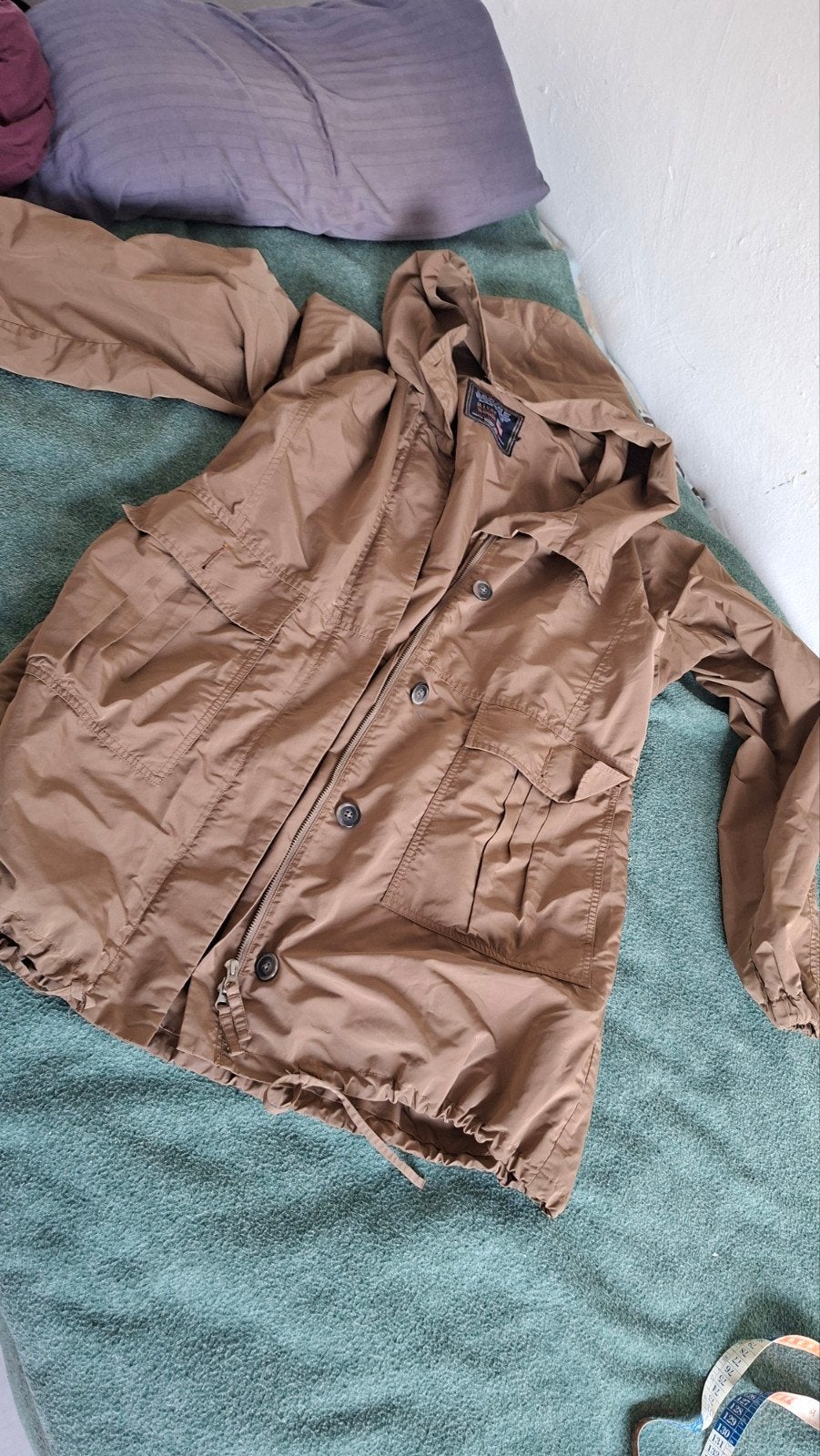 regenjack/doordraag river woods, Ophalen of Verzenden, Zo goed als nieuw, Maat 42/44 (L), Blauw