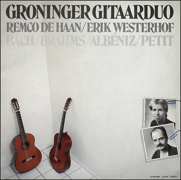 L.P. Klassiek (1985) Groninger Gitaarduo - Bach Brahms Petit, Cd's en Dvd's, LP, Gebruikt, Klassiek, Ophalen of Verzenden