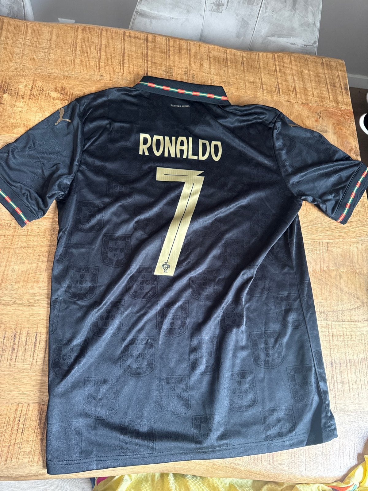 Ronaldo Panta Negra Limited Edition Voetbalshirt, Zwart, Overige maten, Ophalen of Verzenden, Zo goed als nieuw