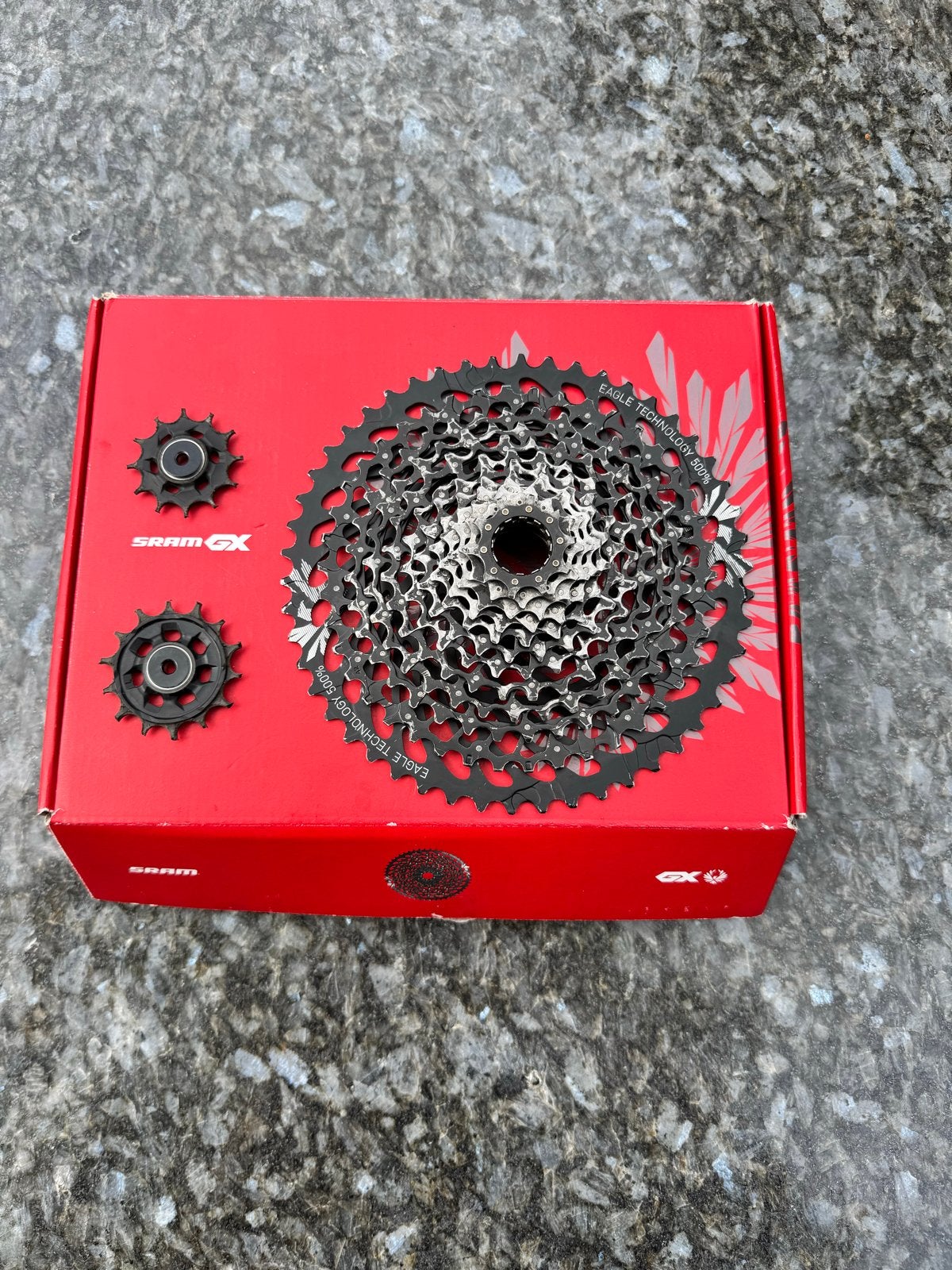 SRAM GX Eagle Cassette 10-50T 12-speed, Fietsen en Brommers, Gebruikt, Staal, Ophalen of Verzenden, Derailleur of Ketting