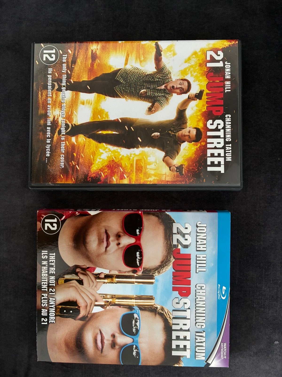 21 Jump Street & 22 Jump Street DVD/Blu-ray Set, Vanaf 12 jaar, Ophalen of Verzenden, Zo goed als nieuw, Actiekomedie