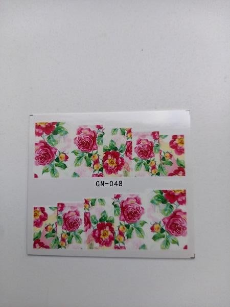 Velletje nagel water decals stickers GN-048 bloemen roze, Sieraden, Tassen en Uiterlijk, Uiterlijk | Cosmetica en Make-up, Nieuw