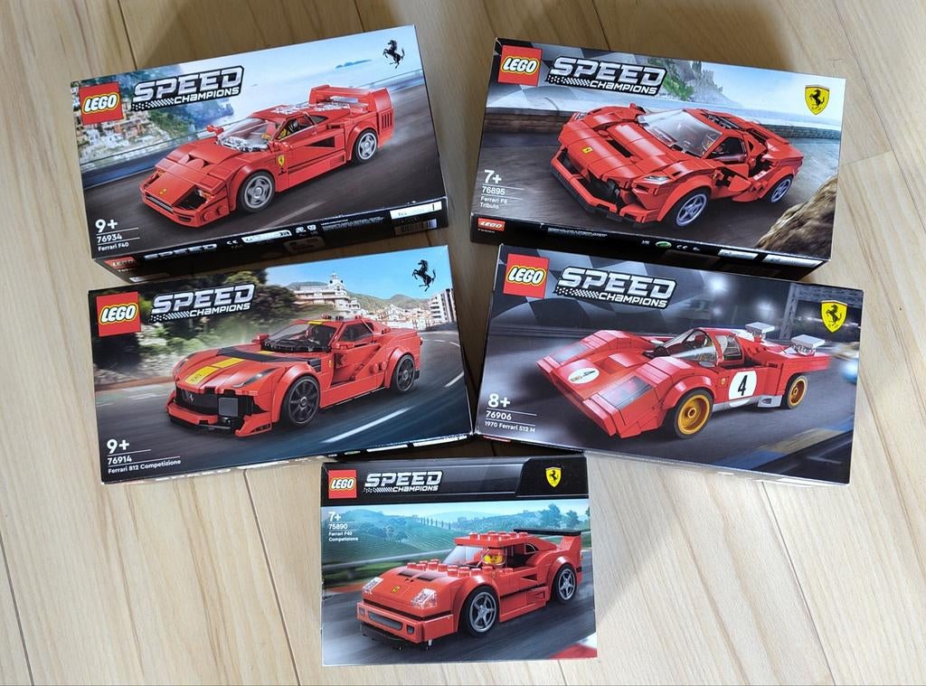 Collectie Lego Ferrari SpeedChampions. Nieuw in doos, Kinderen en Baby's, Speelgoed | Duplo en Lego, Ophalen of Verzenden