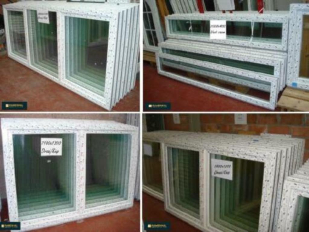 Grootste bouwmarkt , pvc deur, pvc raam, pvc schuifraam, pui, Ophalen of Verzenden, Nieuw, Kunststof, Raamkozijn