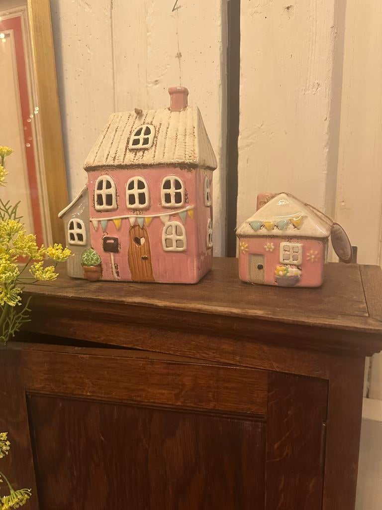 Waxinelicht huisje Engels Scandinavisch, Ophalen, Overige materialen, Nieuw, Hoofdstraat 15 de steeg