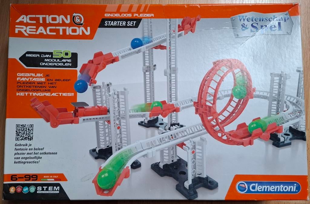 Action & Reaction Knikkerbaan Starter Set, Ophalen of Verzenden, Zo goed als nieuw, Overige merken