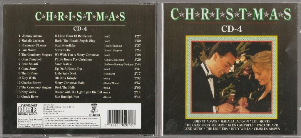 Christmas CD-4, Ophalen of Verzenden, Zo goed als nieuw, Kerst