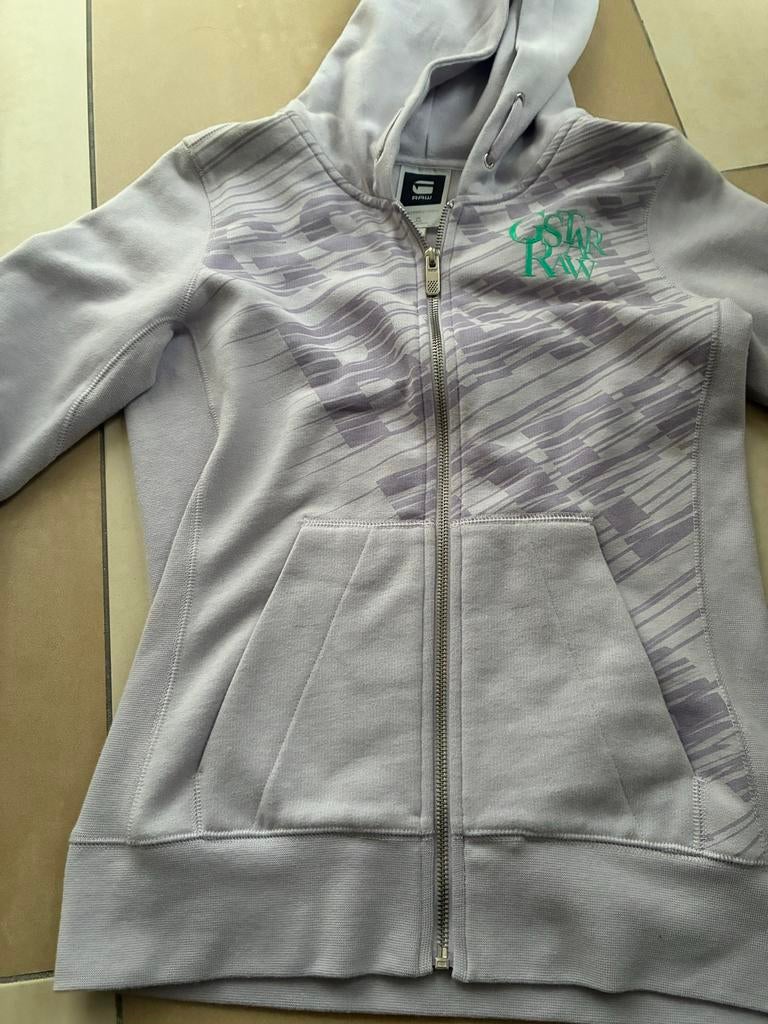 G-Star RAW Hoodie, Ophalen of Verzenden, Zo goed als nieuw, Maat 36 (S), Paars