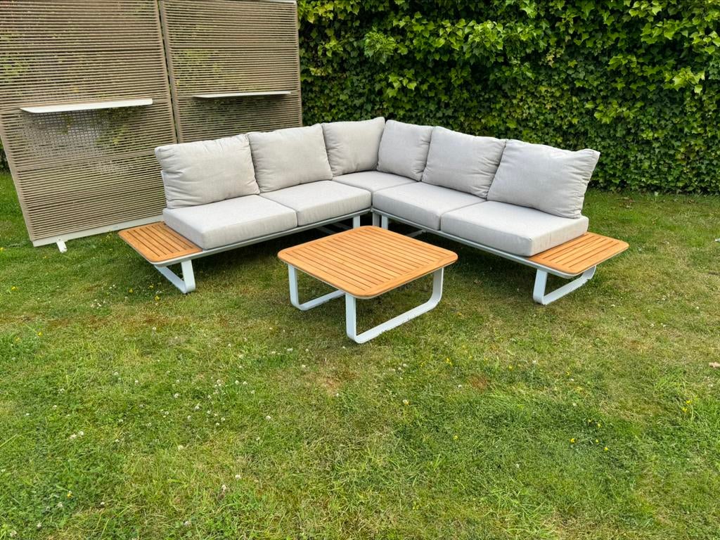 Loungeset loungebank Capri tegen groothandelsprijzen op=op, Tuin en Terras, Ophalen of Verzenden, Nieuw, Aluminium