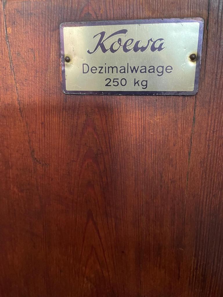 Tekoop koewa waag ter decoratie, Ophalen, Zo goed als nieuw