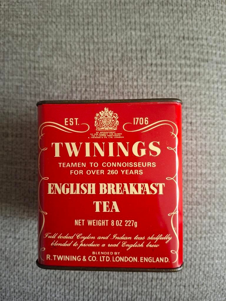 Vintage Twinnings English Breakfast Tea - Niet Geopend, Ophalen of Verzenden, Nieuw, Overige