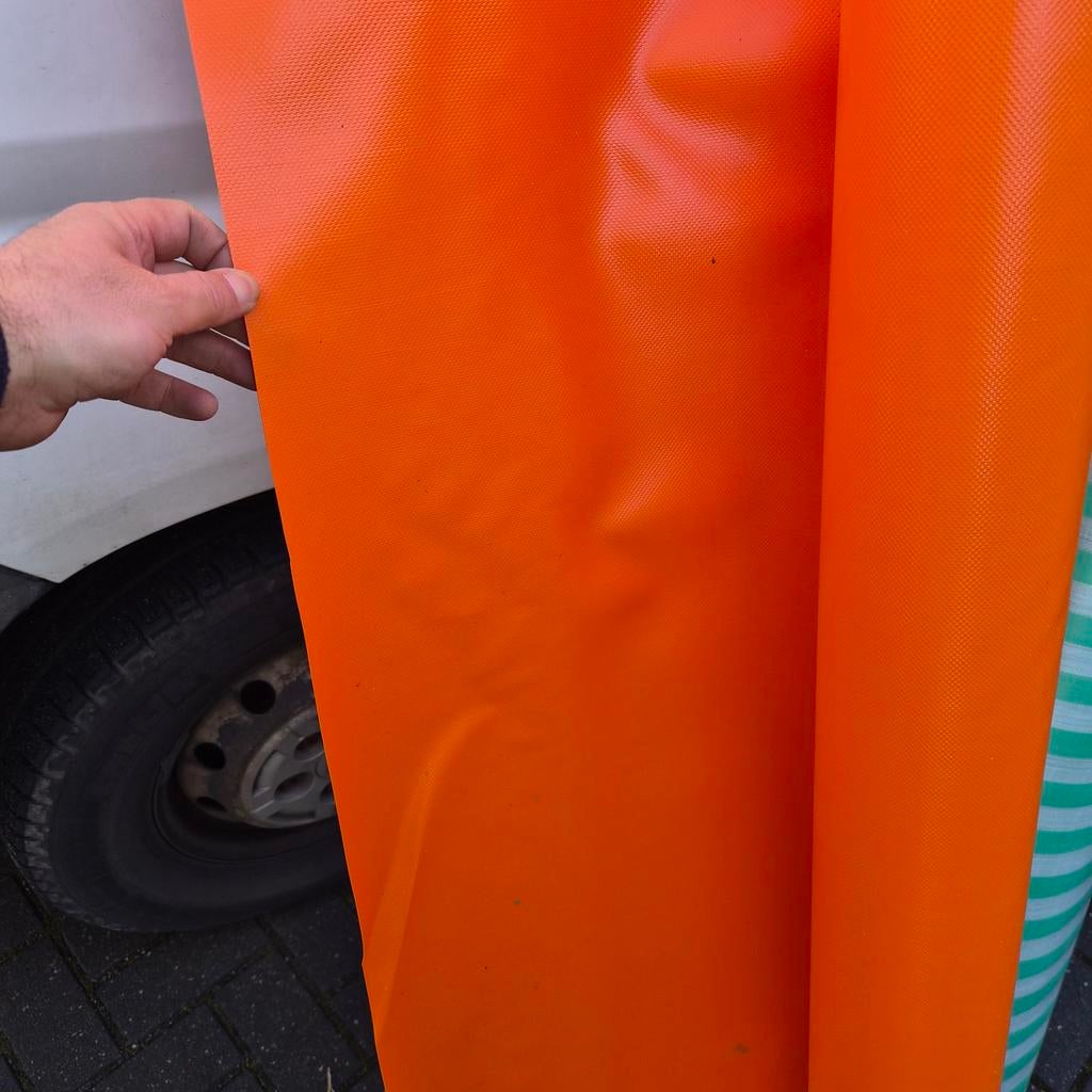 Partij zeil pvc diverse kleuren, 100-320cm breed, Ophalen of Verzenden, 15 m² of meer, Zeil