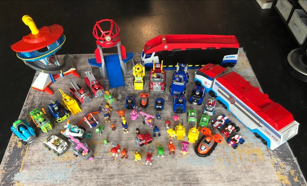 Mega Paw Patrol Speelgoed Collectie, Kinderen en Baby's, Speelgoed | Overig, Gebruikt, Jongen of Meisje, Ophalen
