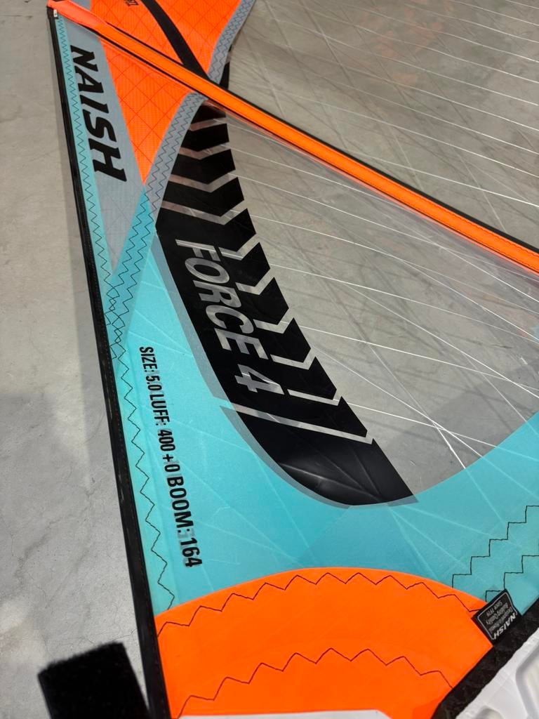 Naish Force 4 2025 5.0, Ophalen, Gebruikt, Zeil, Met draagtas
