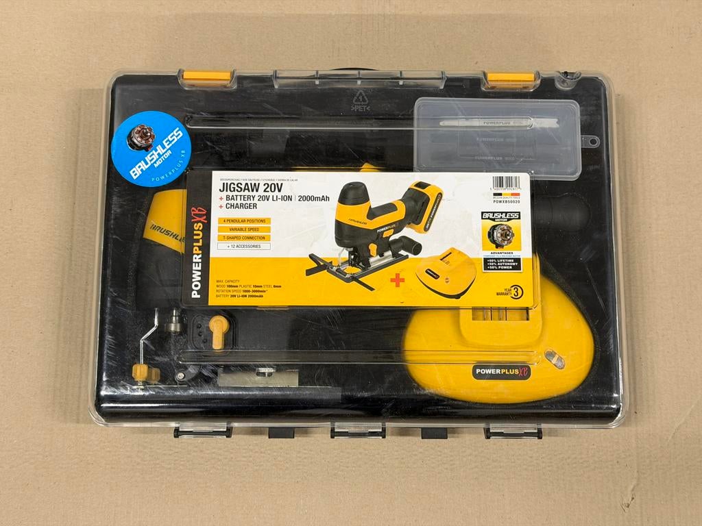 Powerplus Accu Decoupeerzaag POWXB50020 - Nieuw!, Doe-het-zelf en Verbouw, Gereedschap | Handgereedschap, Ophalen of Verzenden