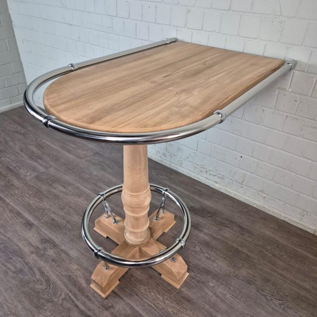 Wand-Statafel Statafel Teak 1,30 m Art. Nr.: 25888E, Ophalen, Nieuw