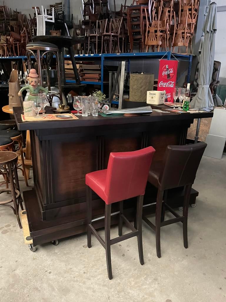 Huisbar barretje bar voetenbank kroeg café toog mancave 200, Huis en Inrichting, Barren, Zo goed als nieuw, Ophalen of Verzenden