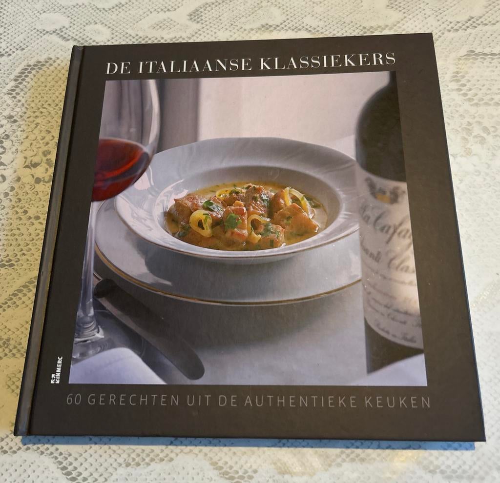 De Italiaanse Klassiekers - Kookboek, Boeken, Kookboeken, Italië, Vegetarisch, Voorgerechten en Soepen, Ophalen of Verzenden