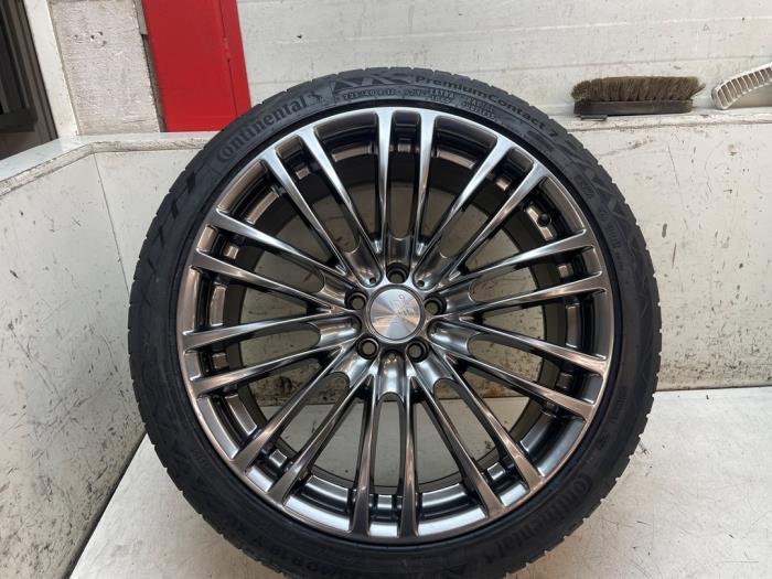 Sportvelgenset + banden van een Audi A1, Gebruikt, -, -, Ophalen of Verzenden