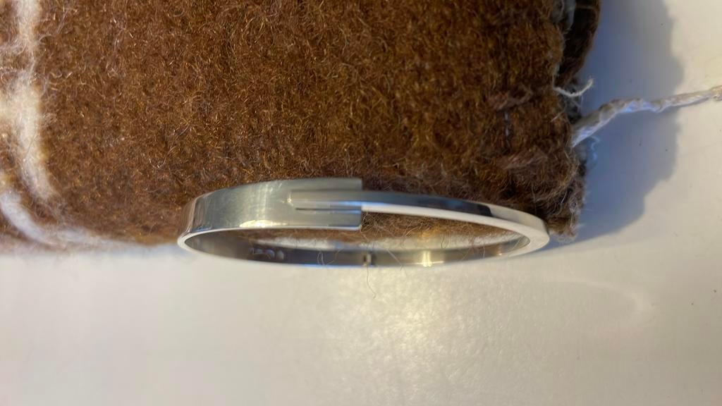 NOL design  armband, Ophalen of Verzenden, Zo goed als nieuw, Zilver, Zilver