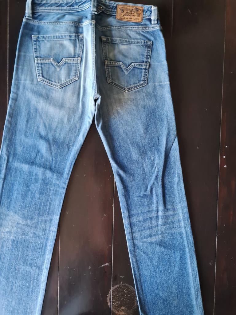 CLASSIC VINTAGE DIESEL LARKEE REGULAR STRAIGHT JEANS 31/34!!, Diesel, Blauw, W32 (confectie 46) of kleiner, Ophalen of Verzenden