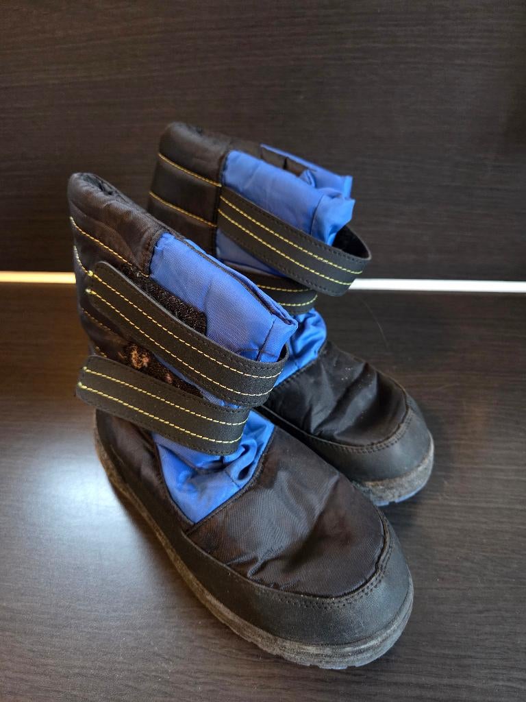 Snowboots mt 32-33 blauw, Jongen of Meisje, Overige typen, Ophalen of Verzenden, Zo goed als nieuw