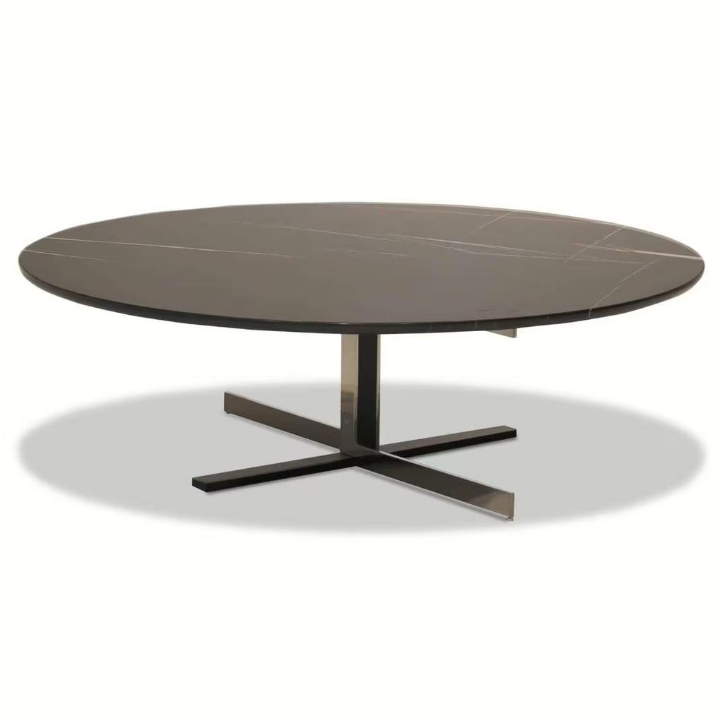 Minotti Catlin coffeetable 110cm Sahara Marmer LP € 5.180,-