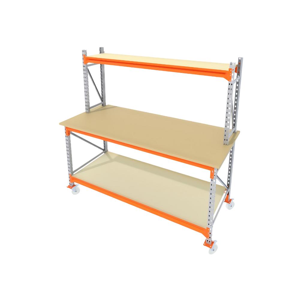 Werkbank / Werktafel / Inpaktafel - Hoog model, Ophalen, Zo goed als nieuw, 120 tot 170 cm, Inklapbaar